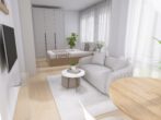 Wohnbereich Visualisierung - Helle 1-Zimmer-Erdgeschosswohnung zwischen Universität und Innenstadt
