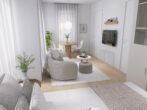Wohnbereich Visualisierung - Helle 1-Zimmer-Erdgeschosswohnung zwischen Universität und Innenstadt